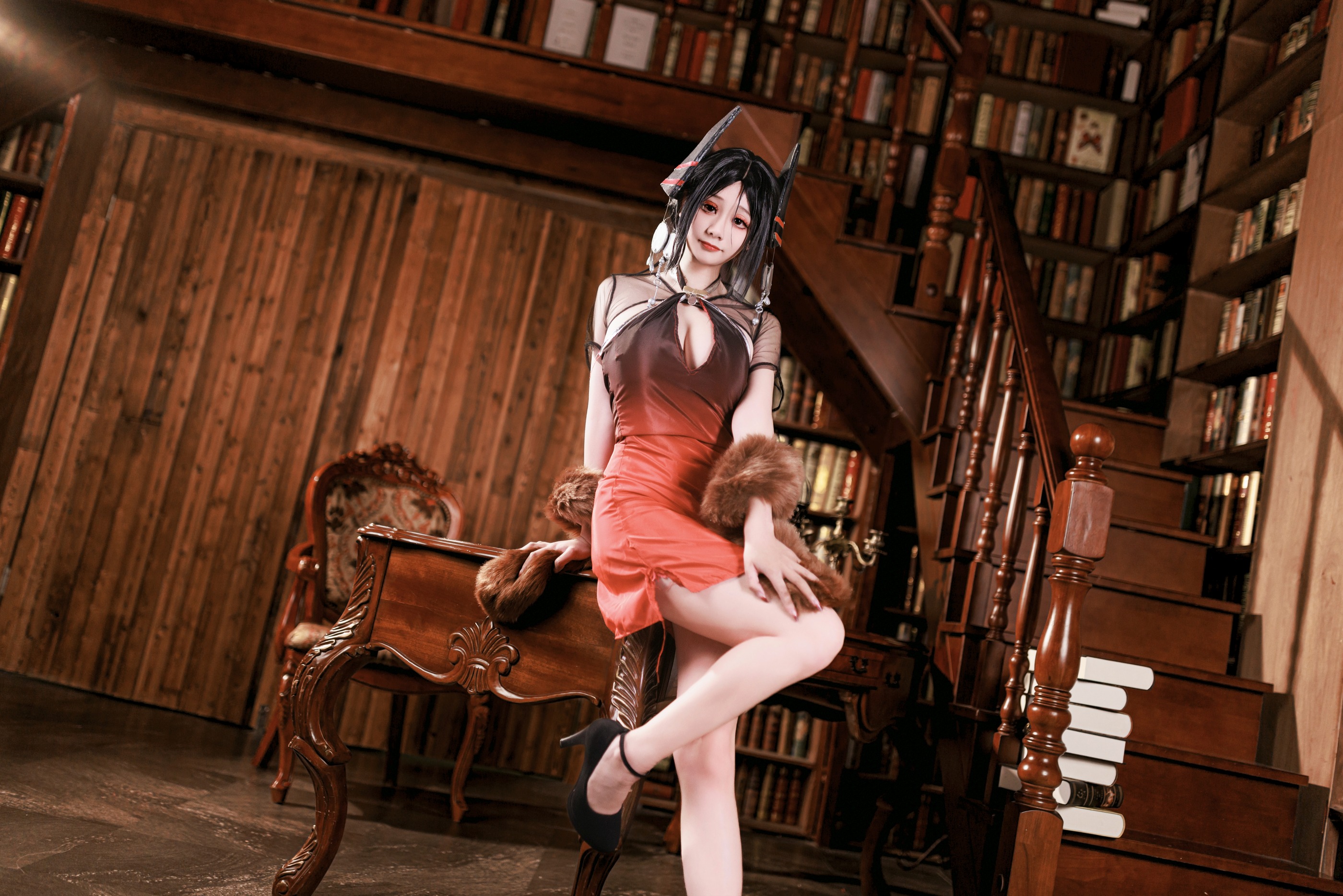 图片[1]-阿雪雪 – NO.101 伊内丝旗袍 [81P]-XikXak